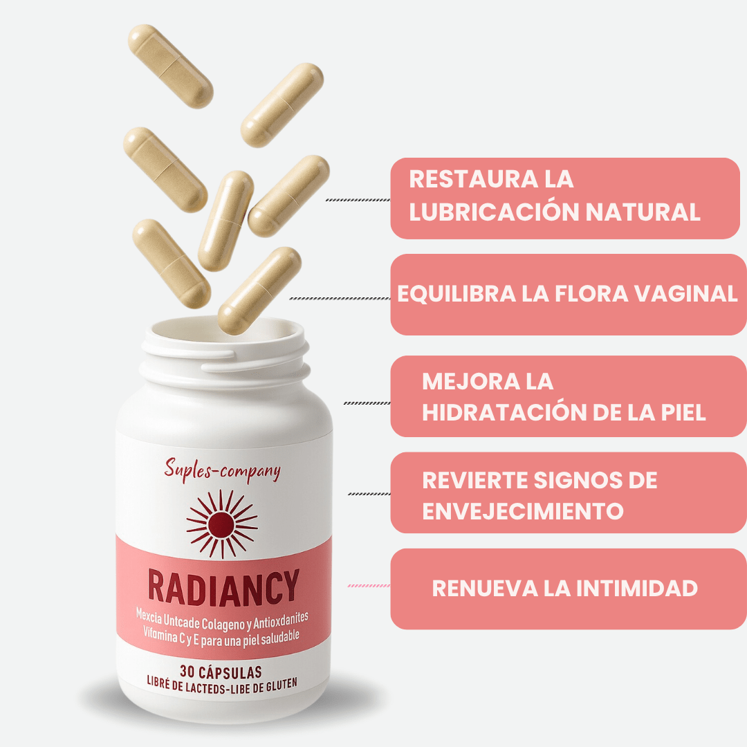 Radiancy: probióticos íntimos + colágeno en una cápsula