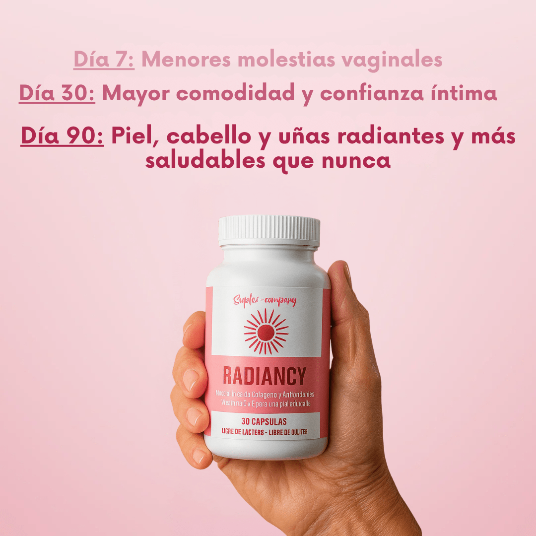 Radiancy: probióticos íntimos + colágeno en una cápsula