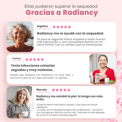 Radiancy: probióticos íntimos + colágeno en una cápsula